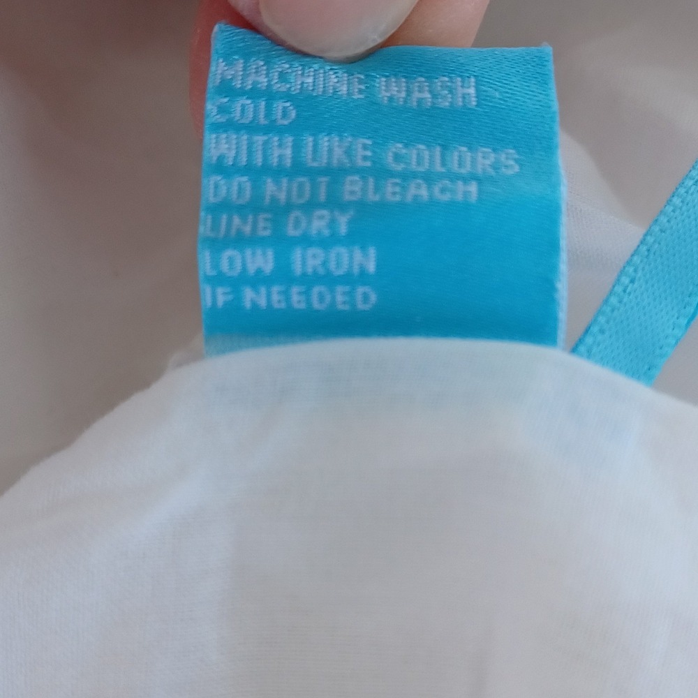 J.McLaughlin White‎ Linen Blend Eyelet Scalloped Hem Tiered Midi Skirt Large NWT - Picture 13 of 14